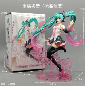 Hatsune Miku Figurine Cake Hatsune