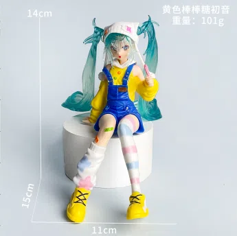 Hatsune Miku Figure Yellow Lollipop Hatsune
