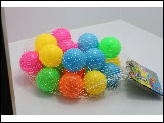 Net bag 7.5CM amusement ball 20 pack