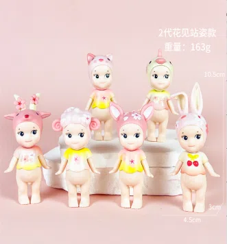 Papang Angel 2nd Generation Standing Pose Hanami Sakura Series Figurines, 6 types