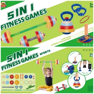 5-in-1 Weightlifting Set (24pcs)