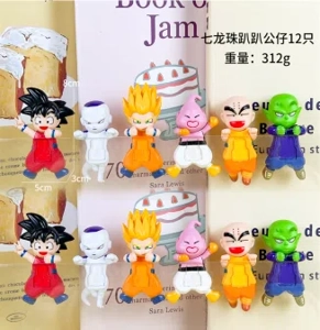 Paw Paw Angel Dragon Ball Series Figurine 12 Pieces