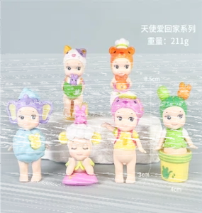 Papang Angel Home Sweet Home Series Figurines 6 Pieces [Premium Version]