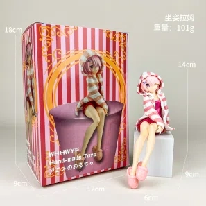 Pink Striped Pajama Ram Figurine