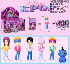 4-inch demon hunting boy group blind box display box 6 types