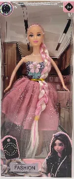 11.5-inch full-bodied long braided fashion Barbie doll 11.5-inch Barbie princess doll Barbie set long-haired princess
