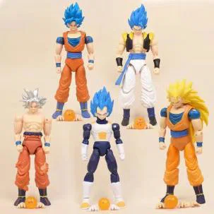Dragon Ball Figure 5 Variants Super Saiyan Poseable with Interchangeable Hands Dragon Ball A Version