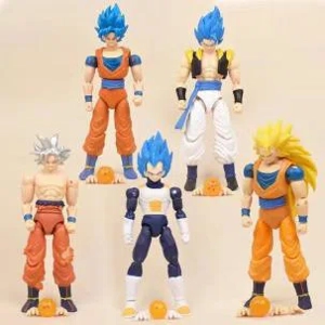 Dragon Ball Figure 5 Variants Super Saiyan Poseable with Interchangeable Hands Dragon Ball A Version