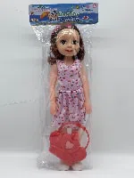 18-inch hollow fat child with IC card head PVC bag with handbag