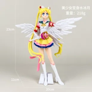 Beautiful Girl Transforming Sailor Moon Figurine