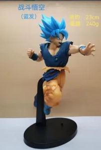 Dragon Ball battle Goku figure blue hair