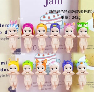 12 types of angel heterochromatic animal special edition face support series figures