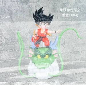 Dragon Ball Figure Jumping Shenron Goku