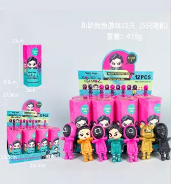 There are 12 types of angel squid game series figures