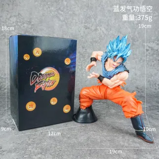 Dragon Ball figure squatting posture Qigong Wukong