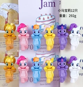 Paw Paw Angel My Little Pony Series Figurine 12 Pieces