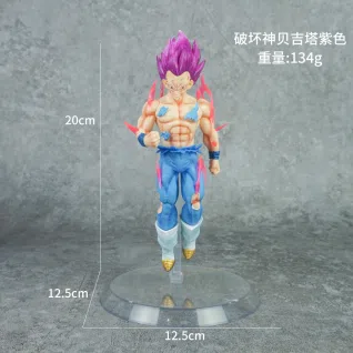 Dragon Ball God of Destruction Vegeta Figure Purple Hair