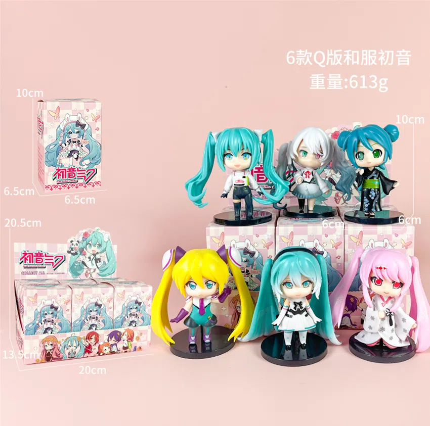 Hatsune Miku Figurine Q-Version Kimono Hatsune Miku 6 Styles