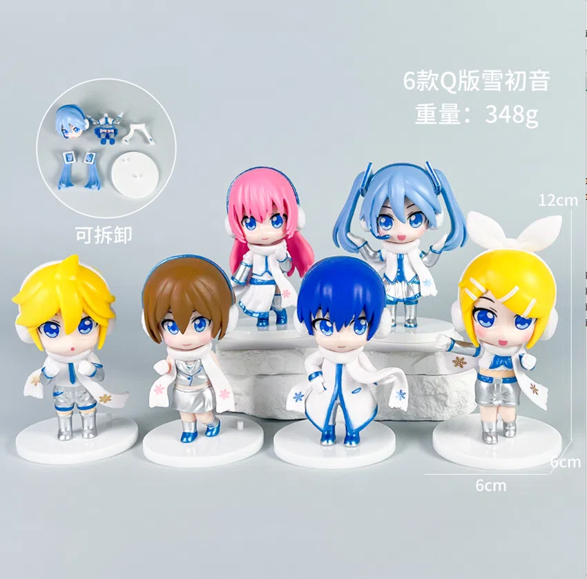 Hatsune Miku Figurine Q-version Snow Hatsune 6 Versions