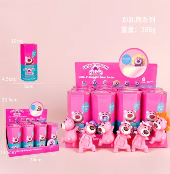 12 types of angel strawberry bear series figures