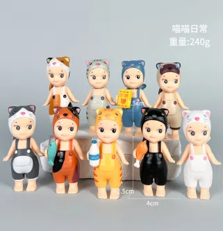 Mini Cat Meow Daily Figures 9 types [Premium Version]