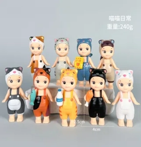 Mini Cat Meow Daily Figures 9 types [Premium Version]