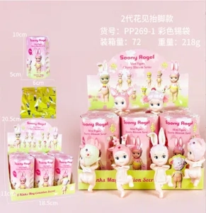 Lying Angel 2nd Generation Leg Raised Hanami Sakura Series Figurines 6 Types