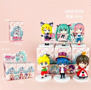 Hatsune Miku Figurine Q-version Virtual Singer Hatsune 6 Versions