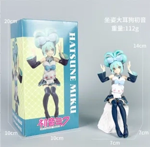 Hatsune Miku Figure Sitting Big Ear Dog Hatsune