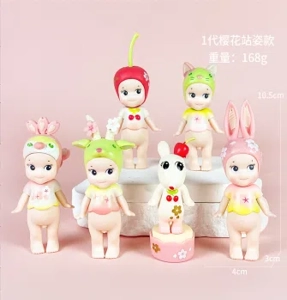 Papang Angel 1st Generation Standing Pose Sakura Series Figurines, 6 types