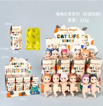 12 types of angel cat foot lifting series figures