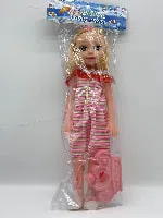 18-inch hollow fat child with IC card head PVC bag with handbag