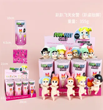12 models of the angel flying powerpuff lifting series figures