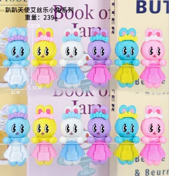 Pampam Angel Estrela Little Rabbit Series Figurines 12 pieces