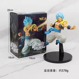 Dragon Ball Impact Wave Gogeta Figurine Blue Hair [Bagged]