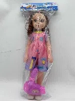 18-inch hollow fat child with IC card head PVC bag with hair dryer