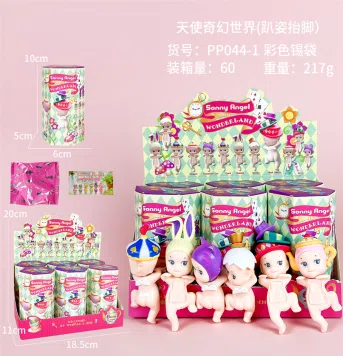 Lying Angel Fantasy World Leg Raised Series Figurines 6 Types