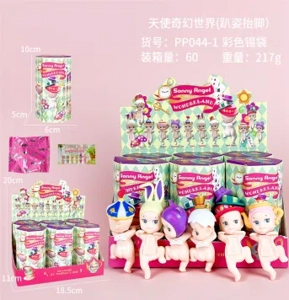 Lying Angel Fantasy World Leg Raised Series Figurines 6 Types