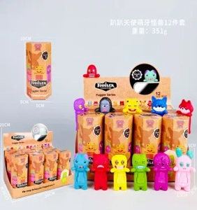 Papi Angel Cute Fang Monster Figurine Series 12 Models