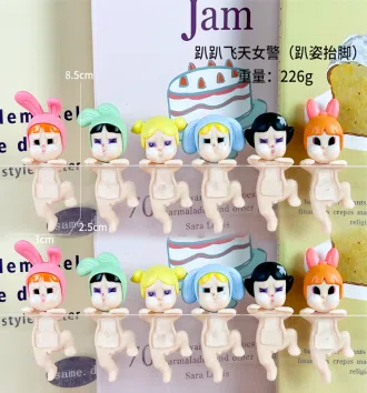 Papai Angel Powerpuff Girls Leg-Lift Series Figurine 12 Types