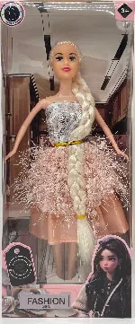 11.5-inch solid thigh long braids fashionable Barbie doll 11.5-inch Barbie princess doll Barbie set long hair princess