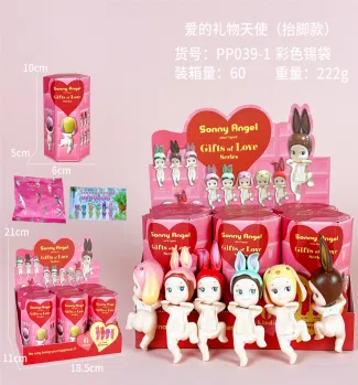 Lying Angel Love Angel Leg Raised Series Figurines 6 Types