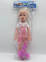 18-inch hollow fat child with IC card head PVC bag with hair dryer