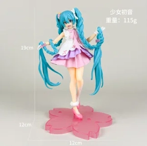 Hatsune Miku Figure Long Hair Girl Hatsune