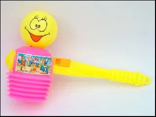 Colorful Bag Smile Rattle