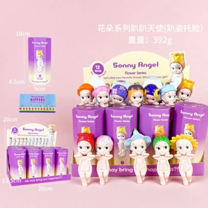 12 types of angel flower face support series figures