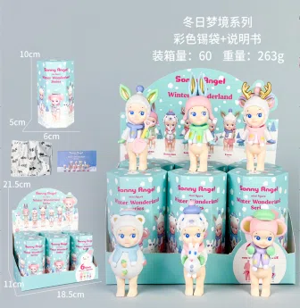 6 figures of the Angel Winter Dream series