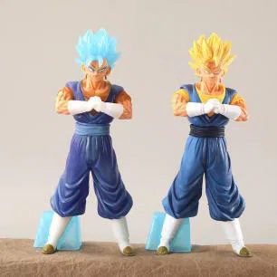 Dragon Ball figure Saiyan Veget\'s yellow/blue hair