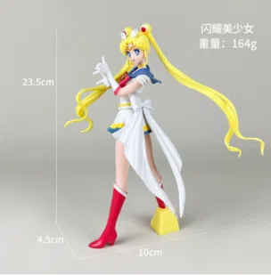 Dazzling Beautiful Girl Moon Bunny Figurine