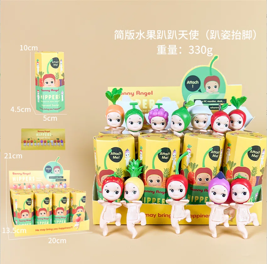 12 models of angel simplified fruit foot lifting series figures